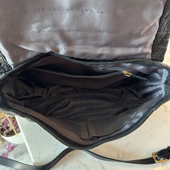 Marc Jacobs Large Nash Two Tone Hardware Black Crossbody - Picture 11 of 13